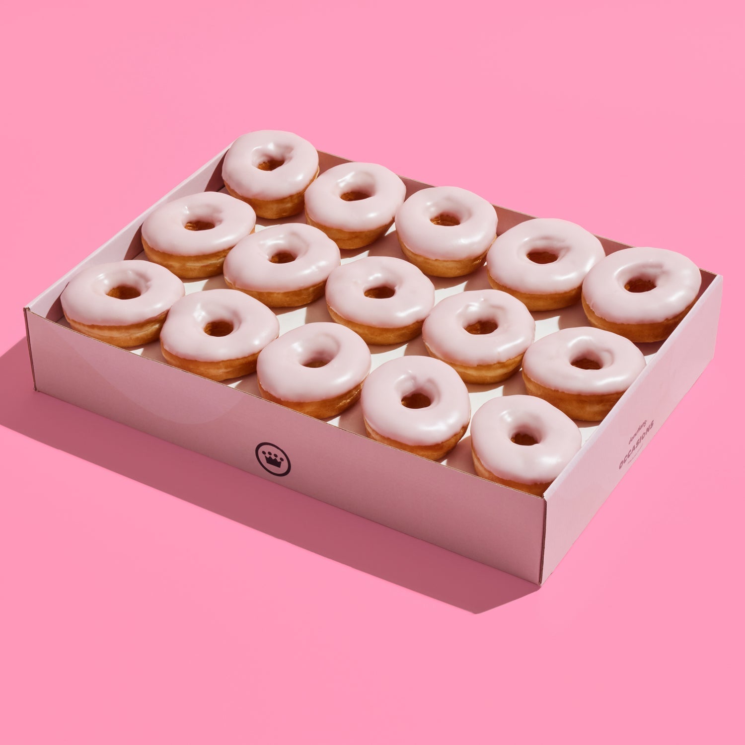 Small Iced Iced Baby Box - Pink (15 Donuts) – Donut King Occasions