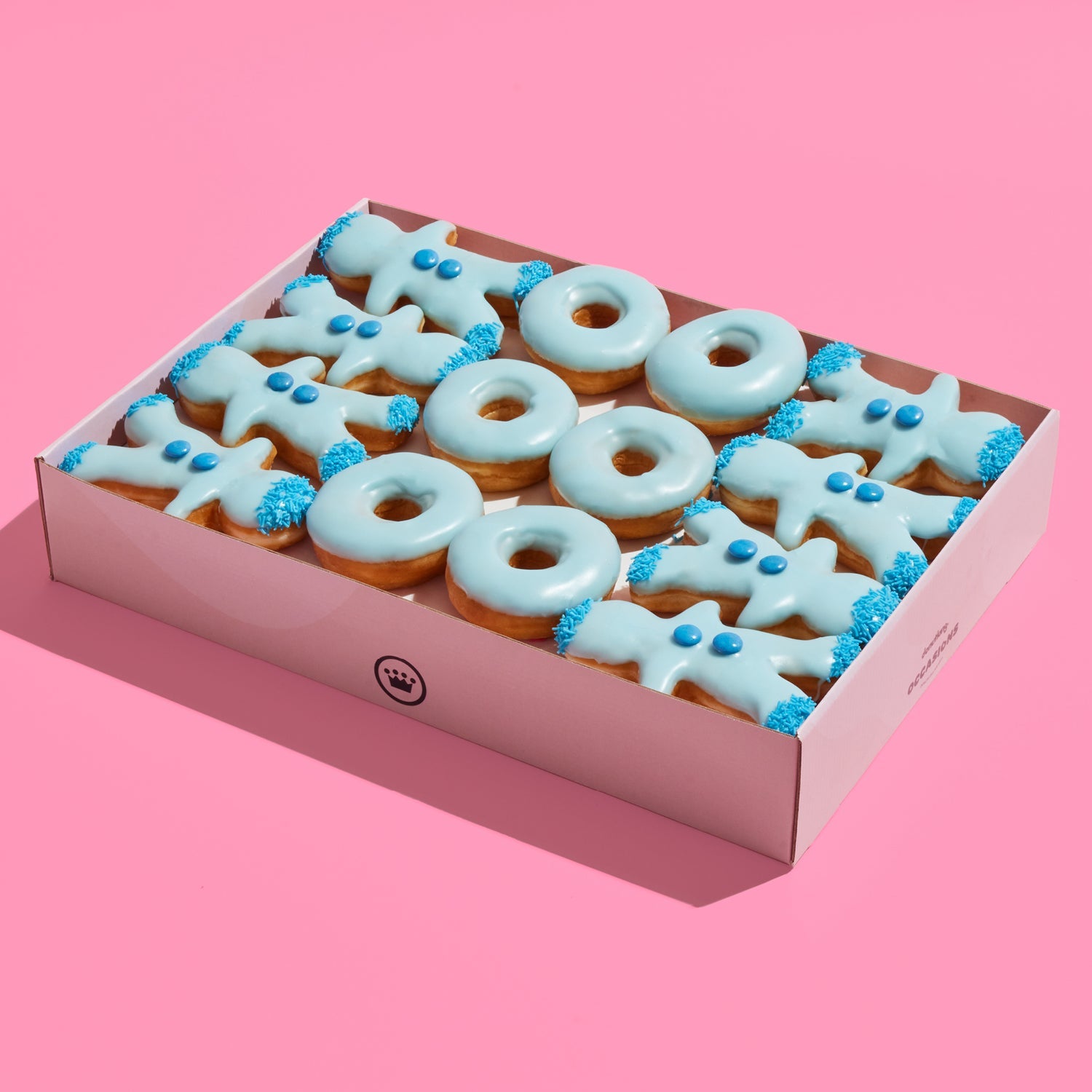 Small Baby Buddy Box - Blue (14 Donuts)