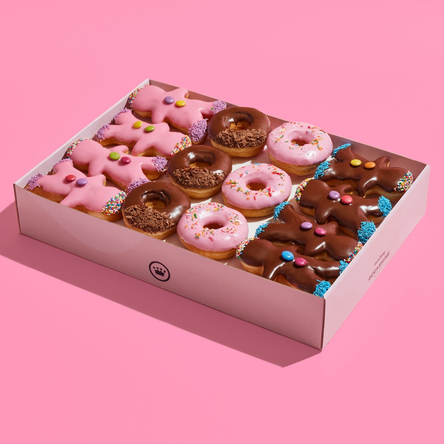 Small Party Box - Choc and Strawberry (12 Donuts)