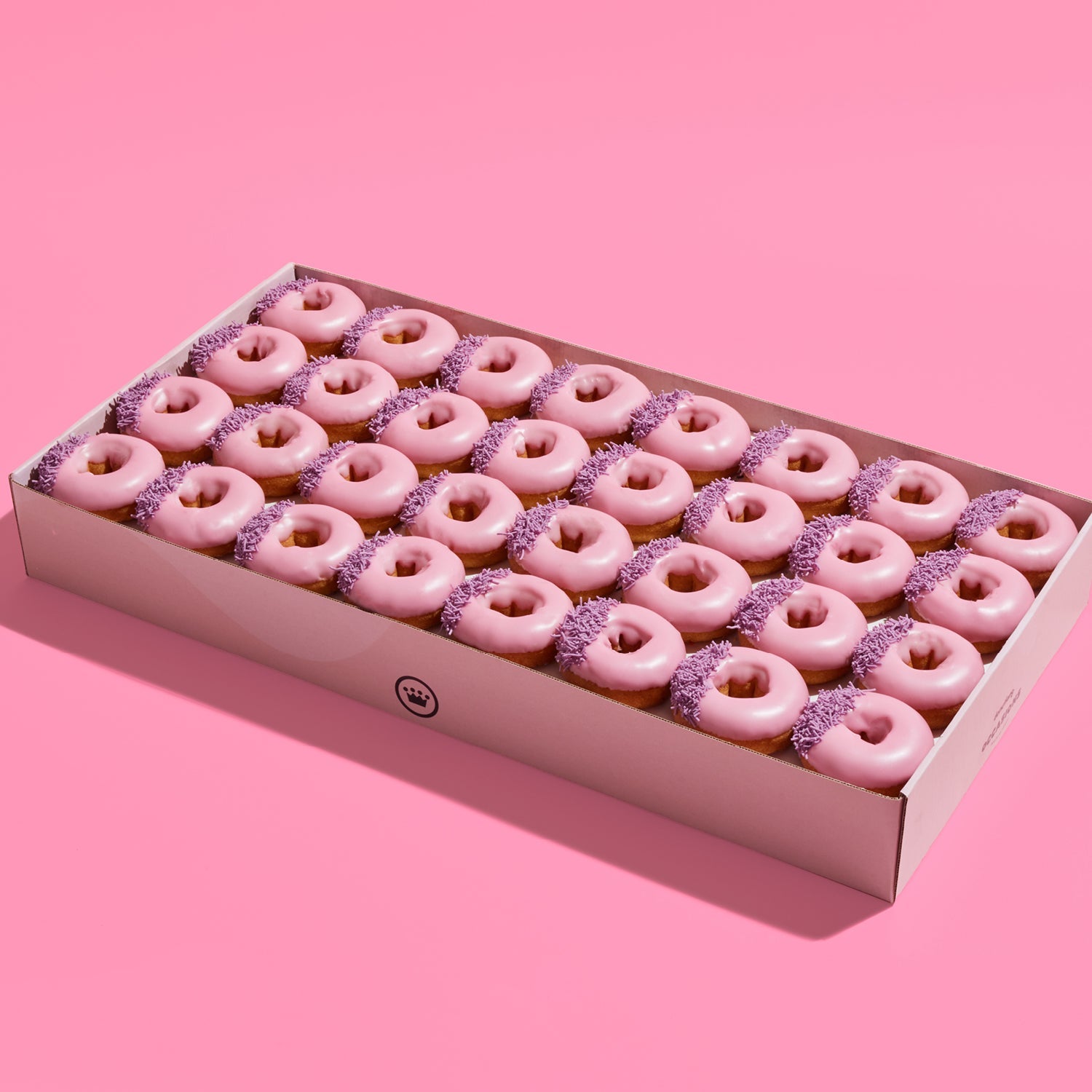 Large Mini Box - Strawberry (32 Donuts)