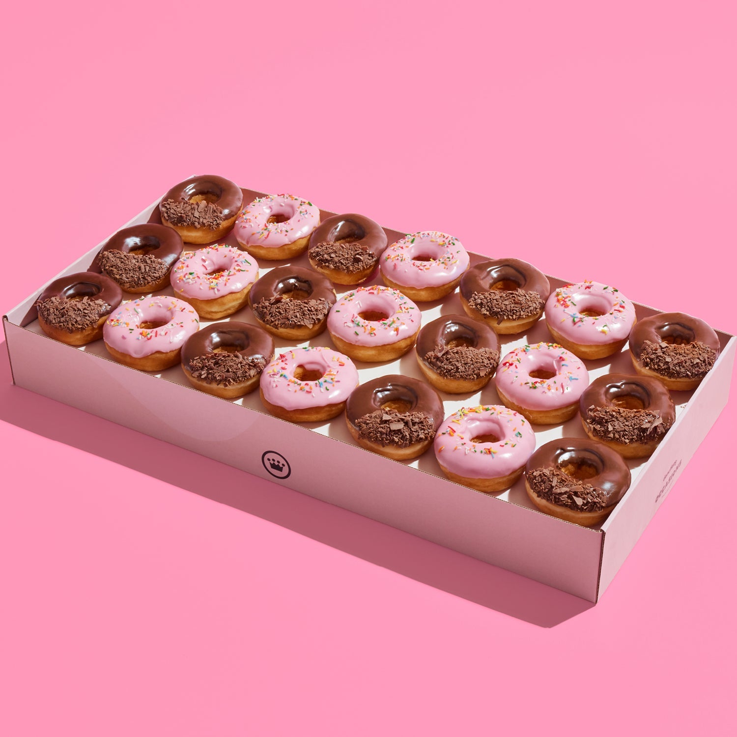 Large Choc Berry Box (21 Donuts)